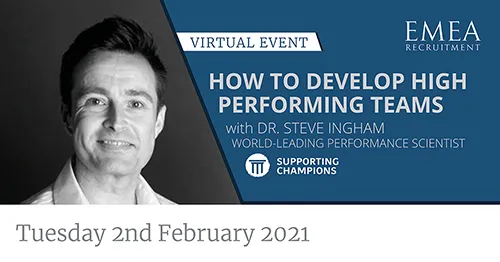 How to Develop High Performing Teams - Dr. Steve Ingham