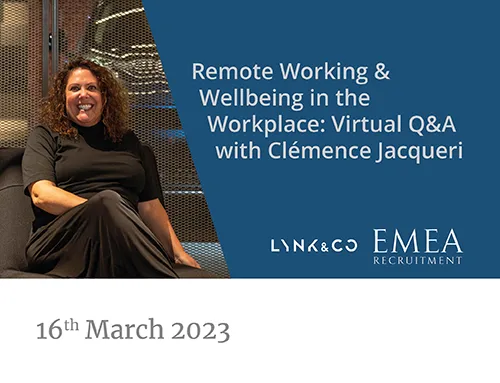 Remote Working & Wellbeing in the Workplace: Virtual Q&A with Clemence Jacqueri