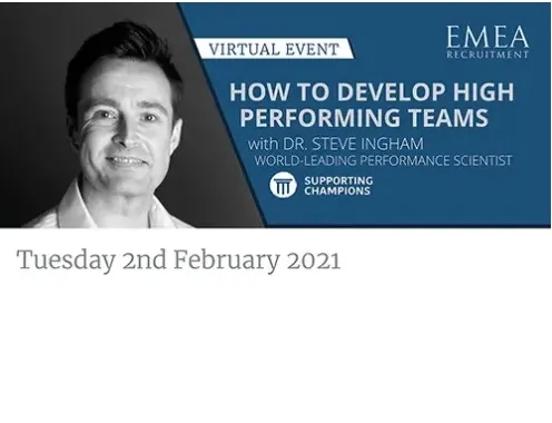 How to Develop High Performing Teams - Dr. Steve Ingham