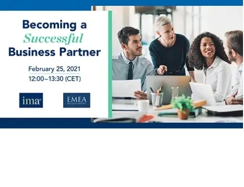 Becoming a Successful Business Partner - IMA & Anders Liu-Lindberg