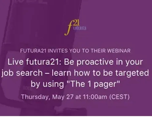 Be Proactive in your Job Search - futura21
