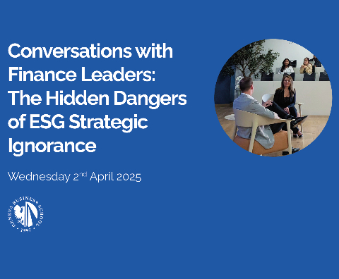 Conversations with Finance Leaders: The Hidden Dangers of ESG Strategic Ignorance