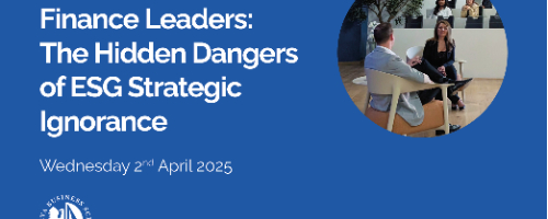 Conversations with Finance Leaders: The Hidden Dangers of ESG Strategic Ignorance