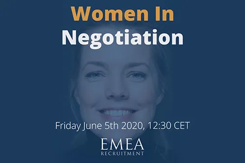 Latest EMEA Webinar- How to Get A Career You Love and Negotiate the Heck Out of It- Wies Bratby