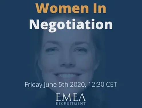 Latest EMEA Webinar- How to Get A Career You Love and Negotiate the Heck Out of It- Wies Bratby